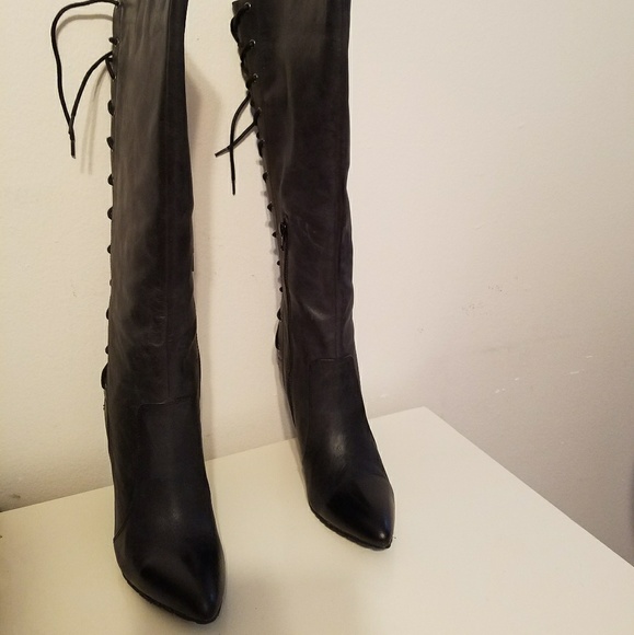 Isola Shoes - Isola Almira Tall Boots - Black